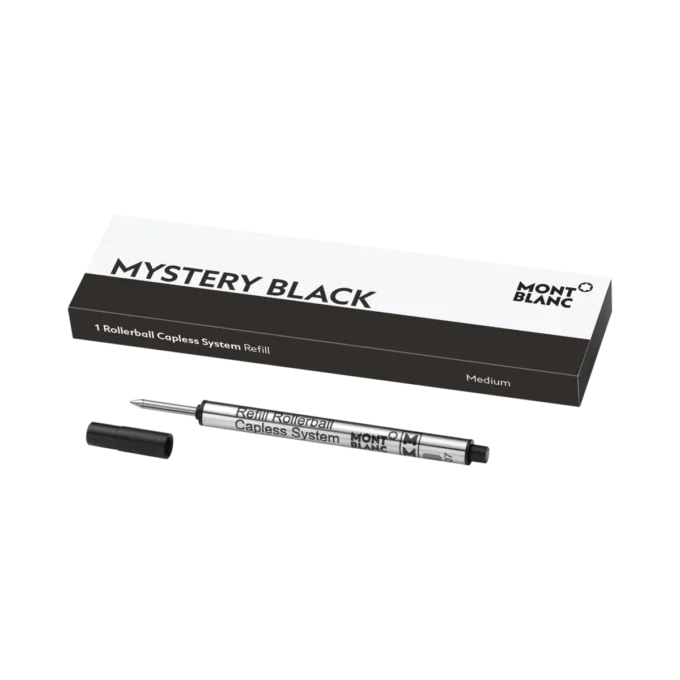 1 rezerve pentru rollerball fără capac, Mystery Black – mediu