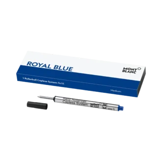 1 rezerve pentru sistem Rollerball fără capac, Royal Blue – Mediu