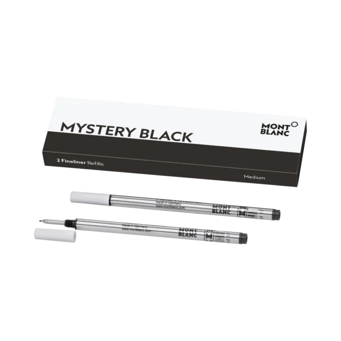2 rezerve Fineliner, Mystery Black – Medium
