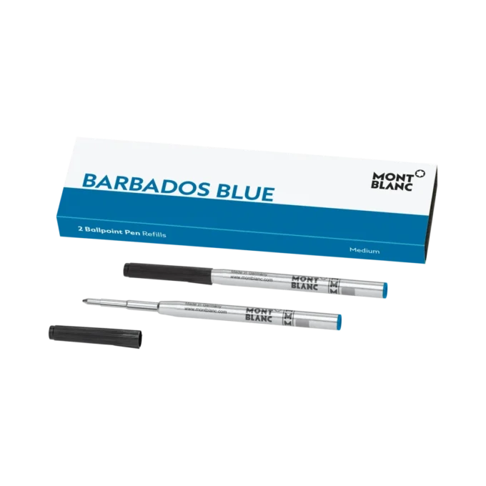 2 rezerve pentru pixuri, Barbados Blue – mediu