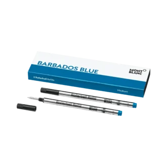 2 rezerve pentru rollerball, Barbados Blue – mediu