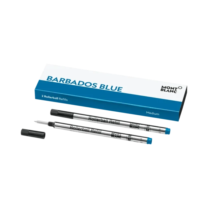2 rezerve pentru rollerball, Barbados Blue – mediu