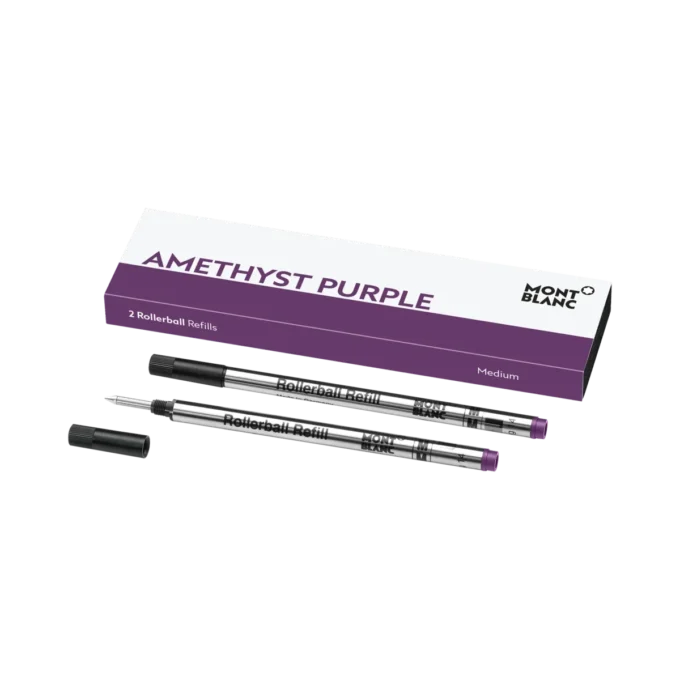 2 rezerve Rollerball, violet ametist – mediu