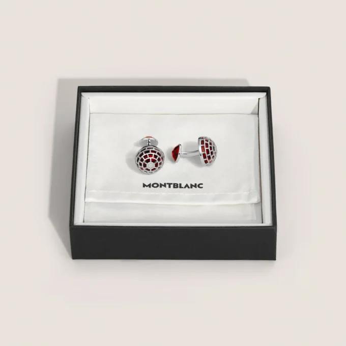 Butoni Montblanc Meisterstück cu piatră de jasp