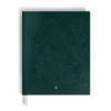 Caiet mare, piele Saffiano, verde britanic – pagini liniate