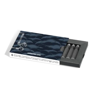 Cartușe de cerneală, Meisterstück Around the World in 80 Days, albastru – pachet de 8 bucăți