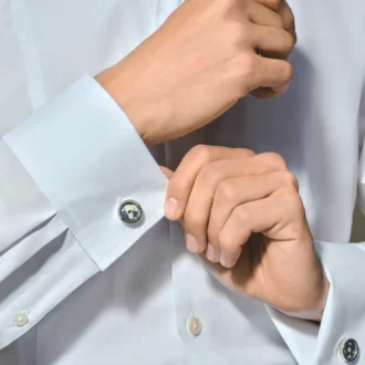 Cravate 1858 Geosphere Albastre