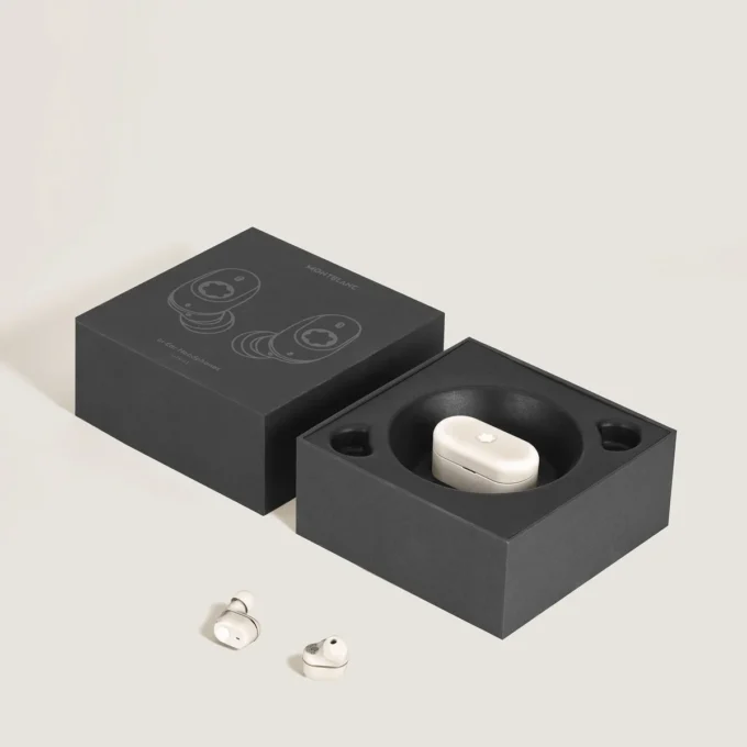 Căști intraauriculare Montblanc MTB 03 Culoare ivoriu