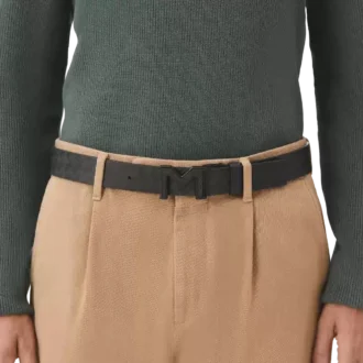 Curea reversibilă din piele neagră cu cataramă M Extreme 3.0/neagră simplă de 35 mm