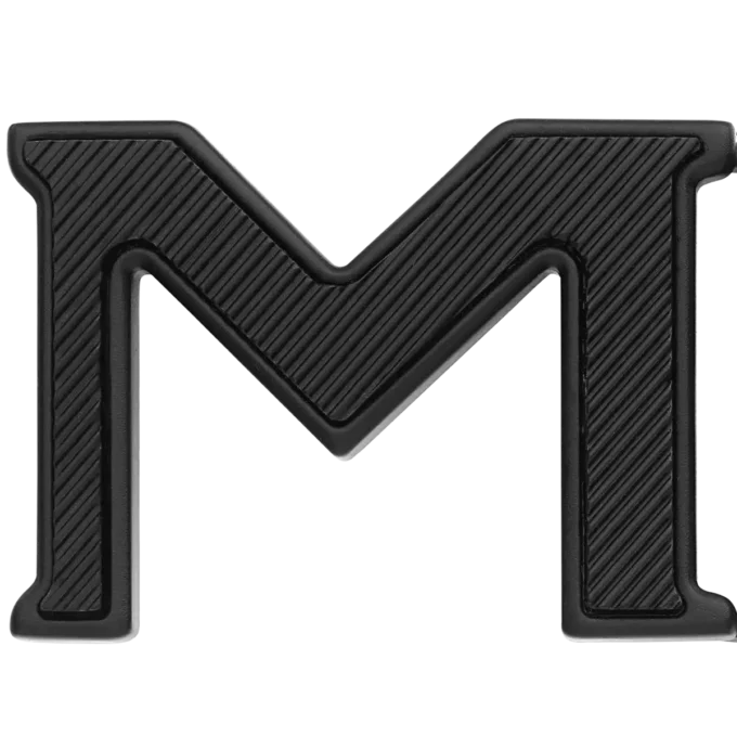 Curea reversibilă din piele cu cataramă M Extreme 3.0 albastră/neagră simplă 35 mm