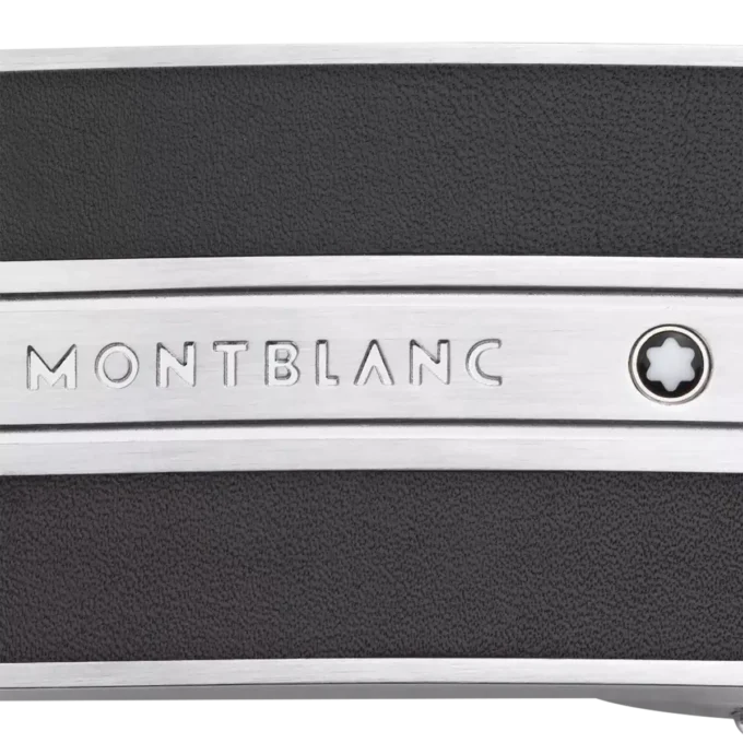 Curea reversibilă din piele negru/maro de 30 mm