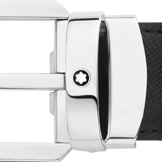 Curea reversibilă din piele negru/maro de 30 mm