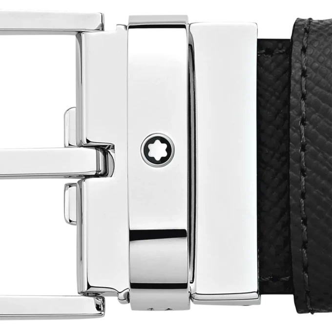 Curea reversibilă din piele negru/maro de 35 mm