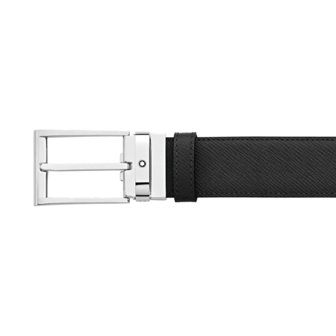 Curea reversibilă din piele negru/maro de 35 mm