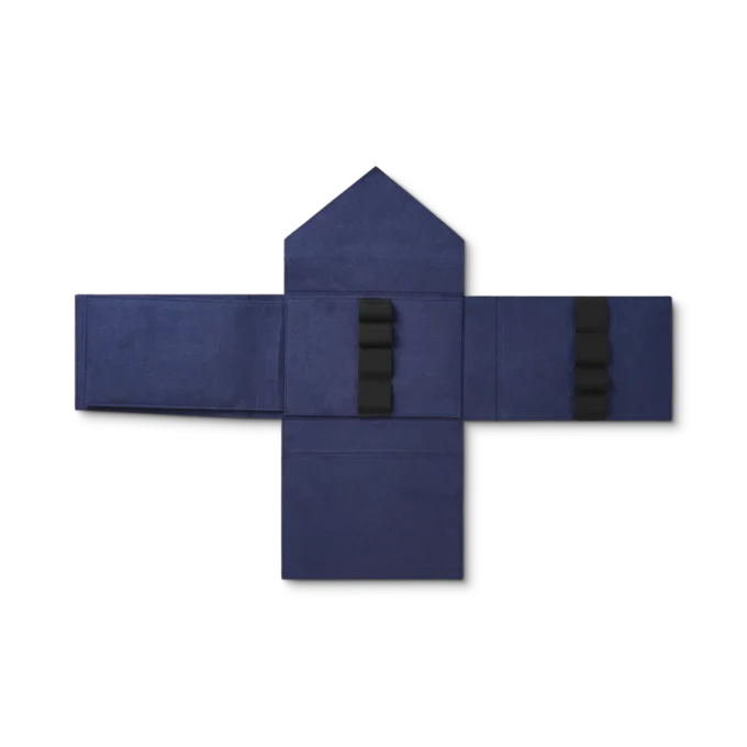 Cutie de colecție din piele pentru 8 instrumente de scris