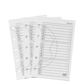 Foi de adrese și numere de telefon de buzunar