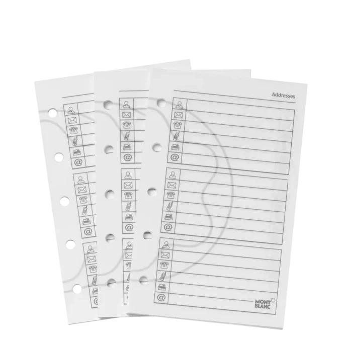 Foi de adrese și numere de telefon de buzunar