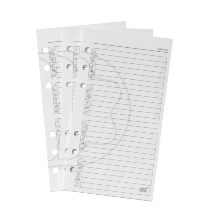 Foi de adrese și numere de telefon medii