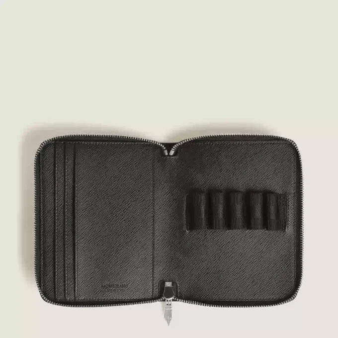 Husă pentru 5 stilouri cu fermoar