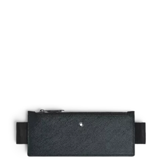 Husă pentru stilouri Sartorial 2 cu fermoar și bandă elastică