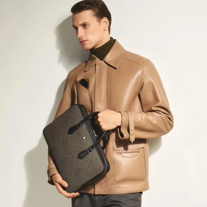 Husă subțire pentru documente 4810 din jacquard