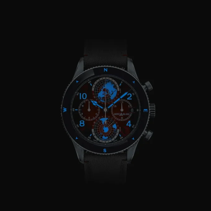 Montblanc 1858 Geosphere Chronograph 0 Oxygen Limited Edition – 290 de bucăți