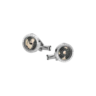 Montblanc 1858 Geosphere Cufflinks Black