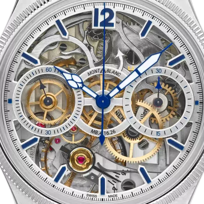 Montblanc 1858 The Unveiled Secret Minerva Monopusher Chronograph Limited Edition – 58 de bucăți