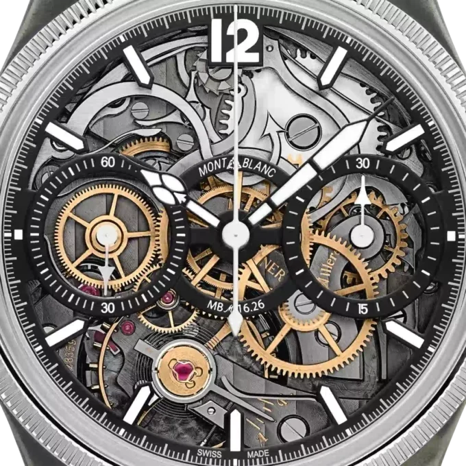 Montblanc 1858 The Unveiled Secret Minerva Monopusher Chronograph Limited Edition – 88 de bucăți