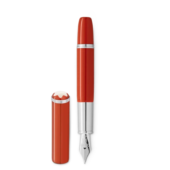 Montblanc Heritage Rouge et Noir „Baby” Ediție specială Stilou cu cerneală de culoare coral M Montblanc Heritage Rouge et Noir „Baby” Ediție specială Stilou cu cerneală de culoare coral M