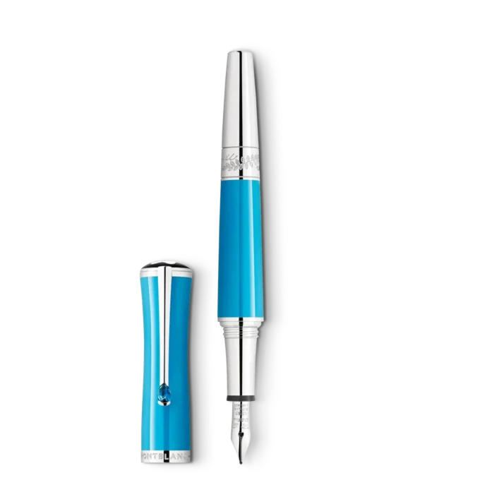 Montblanc Maria Callas Special Edition Turquoise-Coloured Fountain Pen Montblanc Maria Callas Special Edition Turquoise-Coloured Fountain Pen