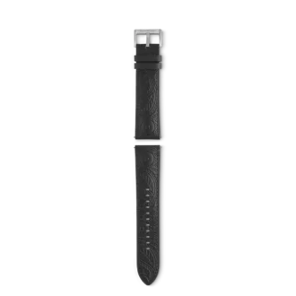 În jurul lumii în 80 de zile Ediția 2 – Curea din piele de vițel cu cataramă gri