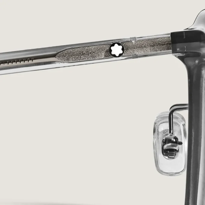 Ochelari de soare cu ramă ovală din acetat gri Ochelari de soare cu ramă ovală din acetat gri