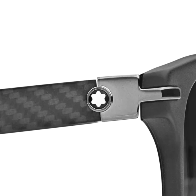 Ochelari de soare cu rame din acetat negru