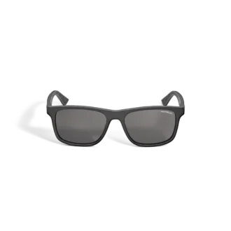 Ochelari de soare dreptunghiulari cu ramă din acetat negru