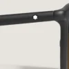 Ochelari de soare pătrați cu ramă din acetat de culoare neagră