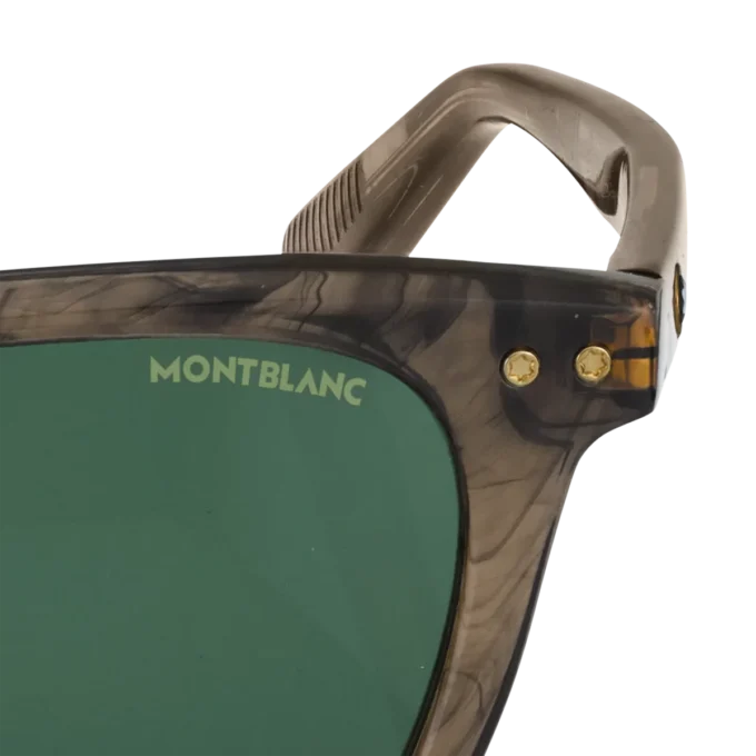 Ochelari de soare rotunzi cu ramă din acetat de culoare maro