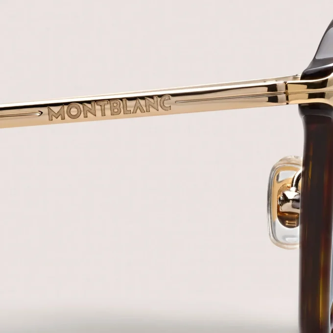 Ochelari de soare rotunzi cu ramă din acetat Havana