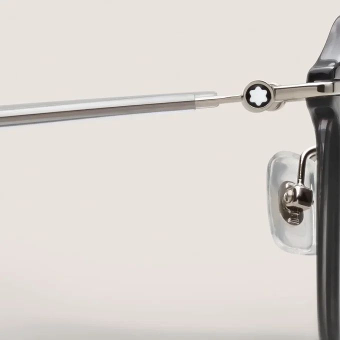 Ochelari de soare rotunzi cu ramă injectată de culoare gri