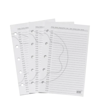 Pagini de planificare zilnică de buzunar