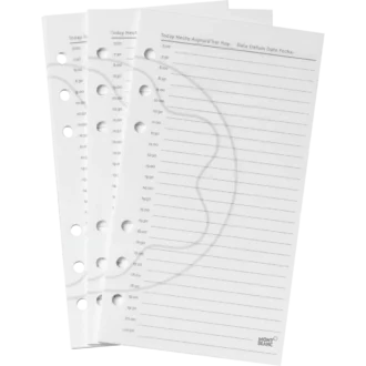 Pagini pentru planificarea zilnică, format mediu