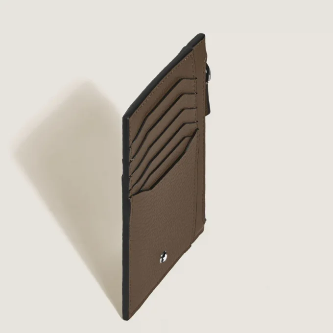 Portcard din piele cu fermoar 8cc