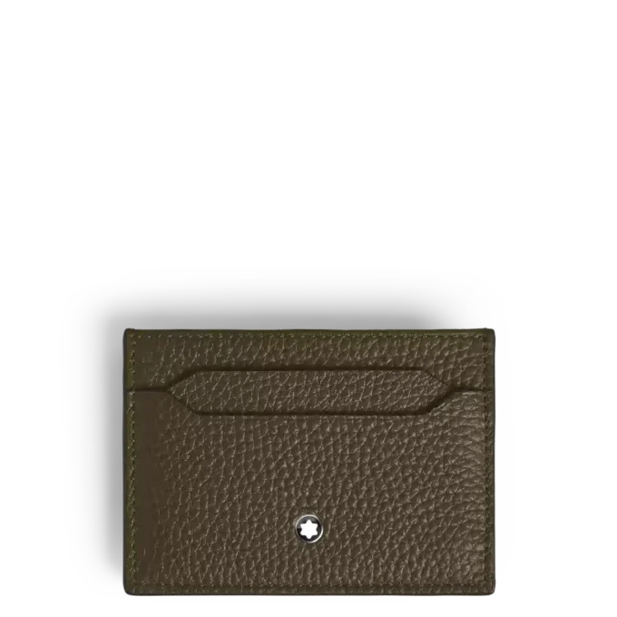 Portcard din piele cu textură 5cc