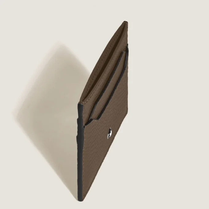 Portcard din piele cu textură 5cc