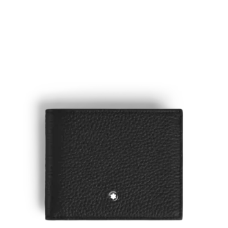 Portofel din piele cu textură 4cc portmoneu