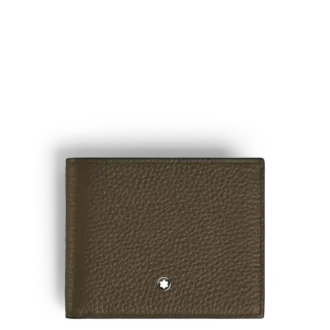 Portofel din piele cu textură 4cc portmoneu