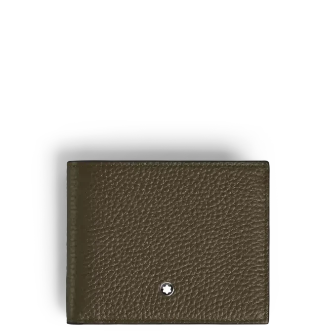 Portofel din piele încrețită 6cc