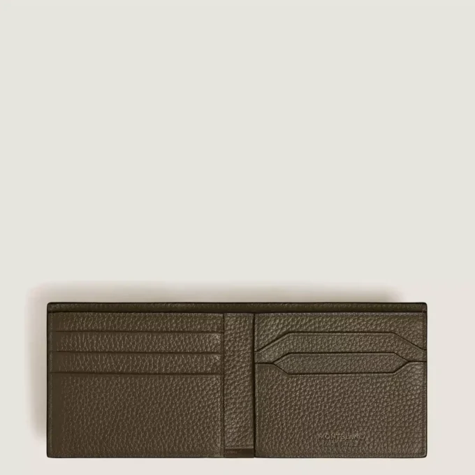 Portofel din piele încrețită 6cc