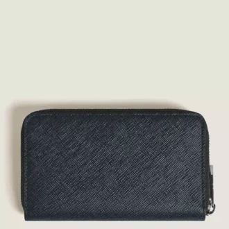 Portofel mediu Sartorial 12cc cu fermoar