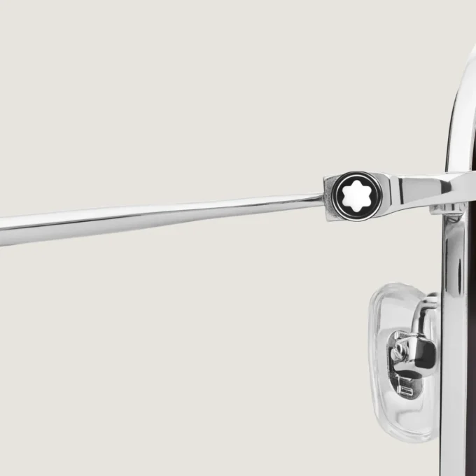 Rama pătrată din titan argintiu